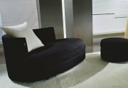 Fotelis ir pufas Twist